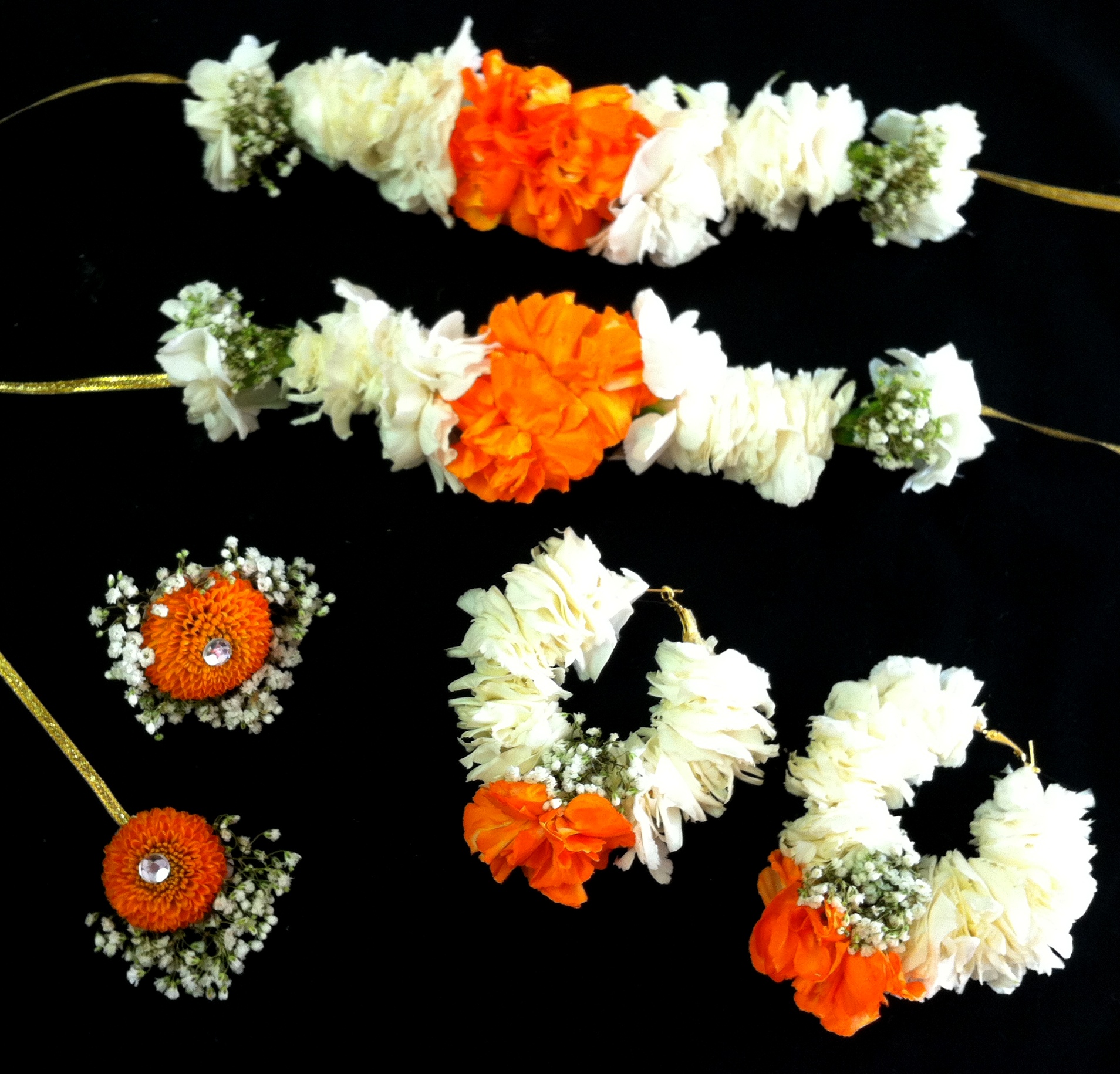 mehndi gajra set